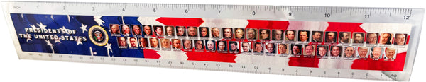 Presidents of the United States School Set – Patriotic Ruler, Click Pen & Money Design Pencils