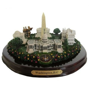 Oval Washington, D.C. Monuments Desk Statue - 8" Wide