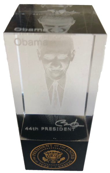 Barack Obama Crystal Figurine